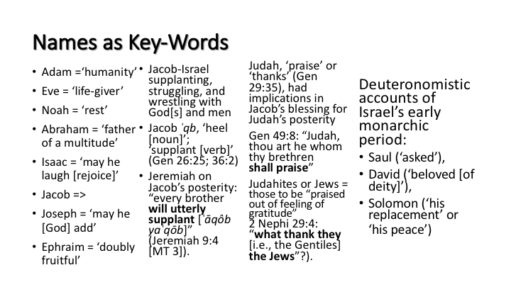 Laman and Nephi as Key-Words: An Etymological, Narratological, and ...