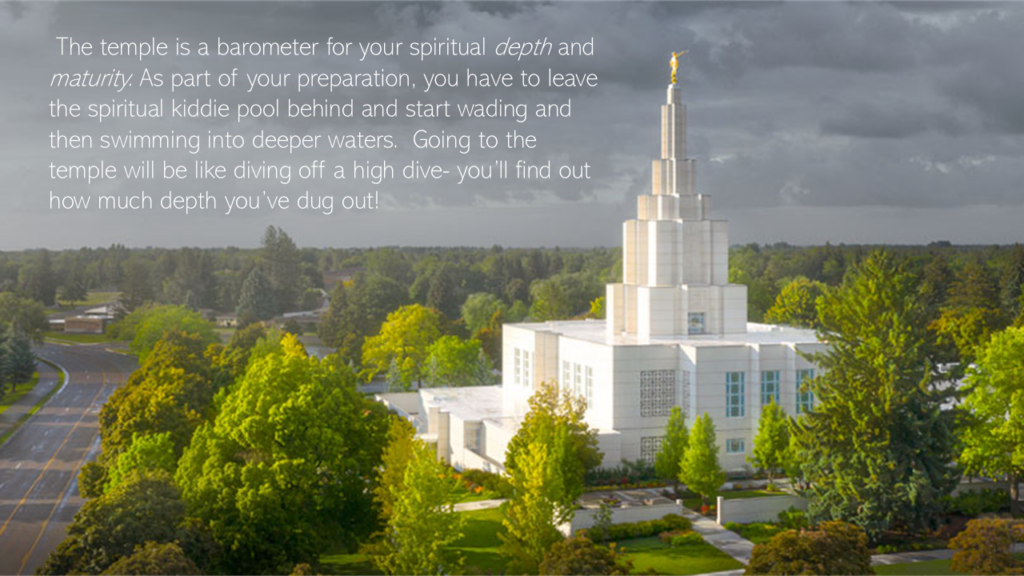 A sacred temple of the Church of Jesus Christ of Latter-day Saints, symbolizing spiritual growth and covenant-making.